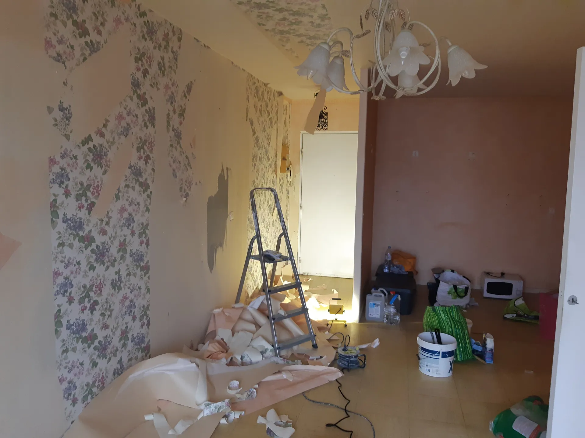 Avant Peinture chambre