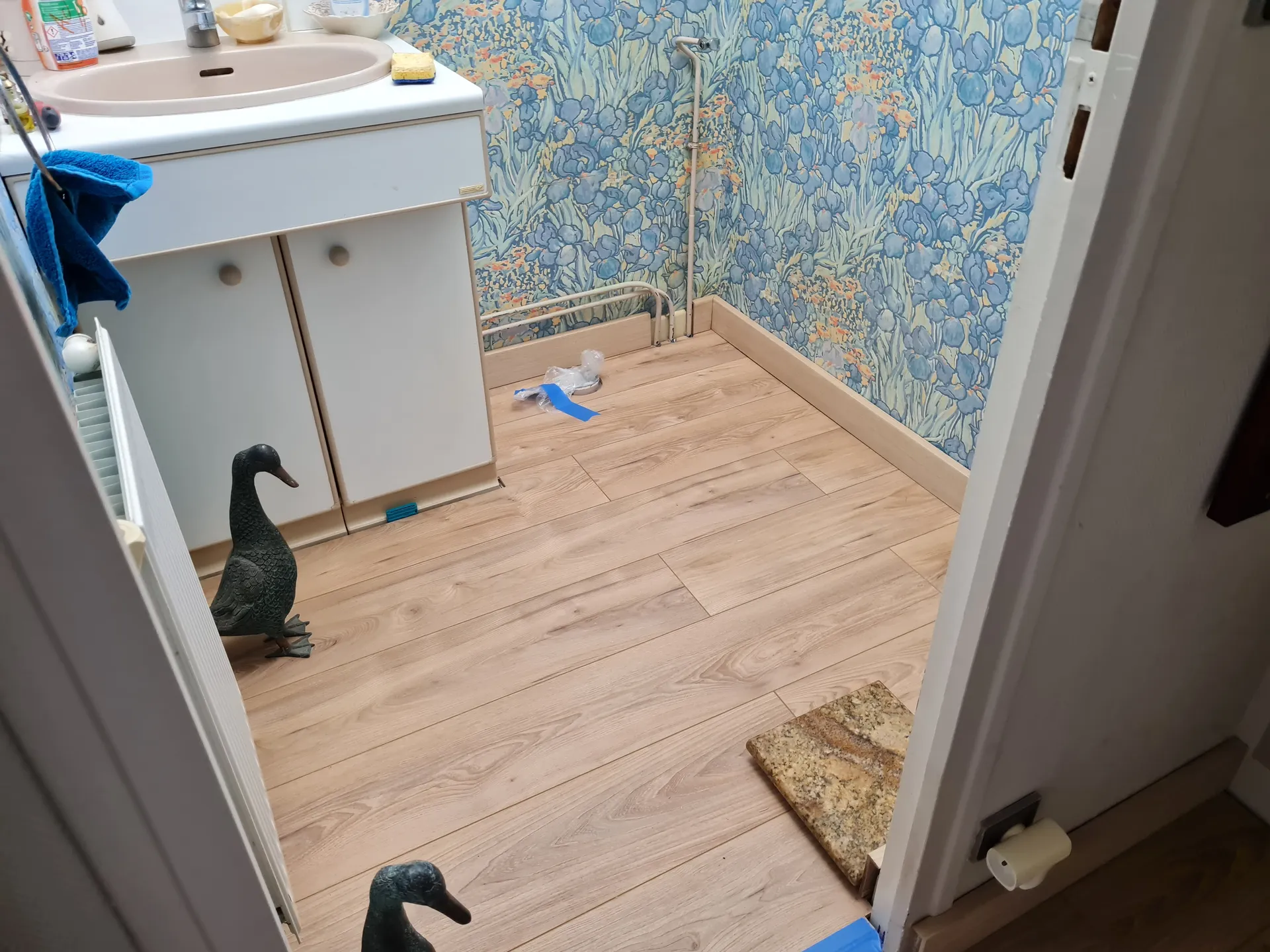 Après pose parquet